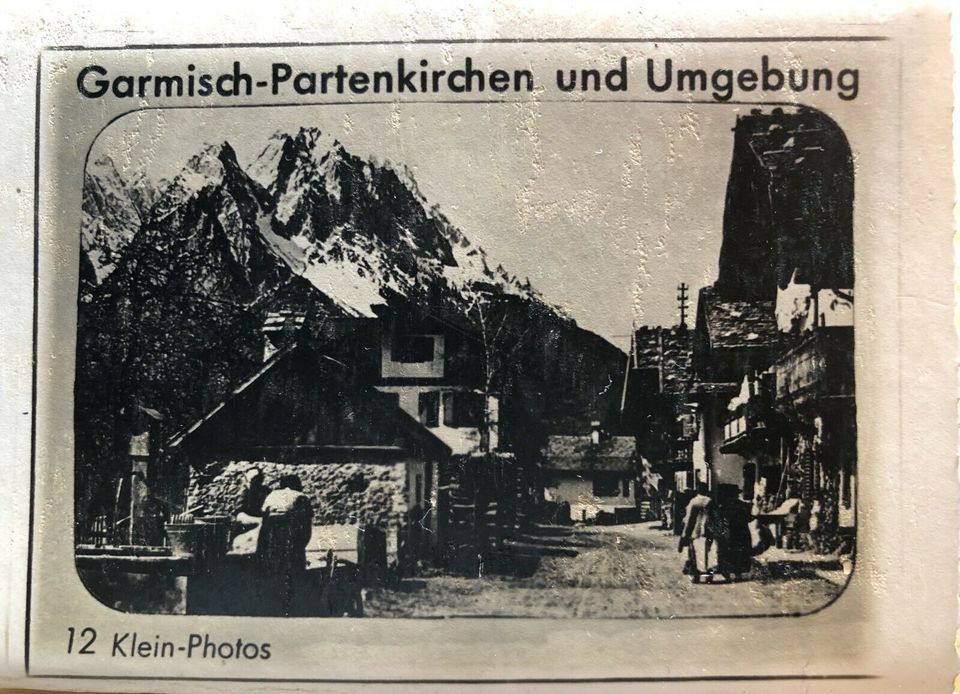 Altes Postkartenheftchen "Garmisch-Partenkirchen" in Walddorfhäslach