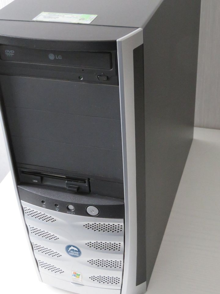PC Windows XP Sockel 775 Intel Pentium Floppy AGP Raid 0 Retro in Dortmund
