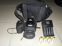 Kodak Z990 & professionelle Fototasche, Akkus, Ladegerät 27 Euro Hessen - Seeheim-Jugenheim Vorschau