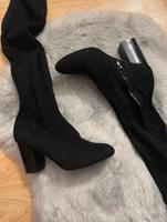 Overknees mit Lackabsatz Nordrhein-Westfalen - Unna Vorschau