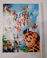 Poster von Giraffenaffen Größe 35,5 x 47 cm Schleswig-Holstein - Bornhöved Vorschau