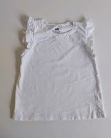H&M Top Gr. 116 weiß Jersey-Shirt ärmellos Mädchen Hessen - Hattersheim am Main Vorschau