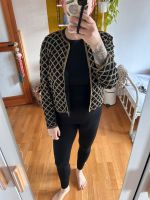 True Vintage Blazer Jacke Jäckchen Seide Perlen Gold Thüringen - Altenburg Vorschau