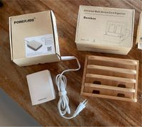 Poweradd USB Ladestationen 6 Port mit Bamboo Organizer Niedersachsen - Drochtersen Vorschau