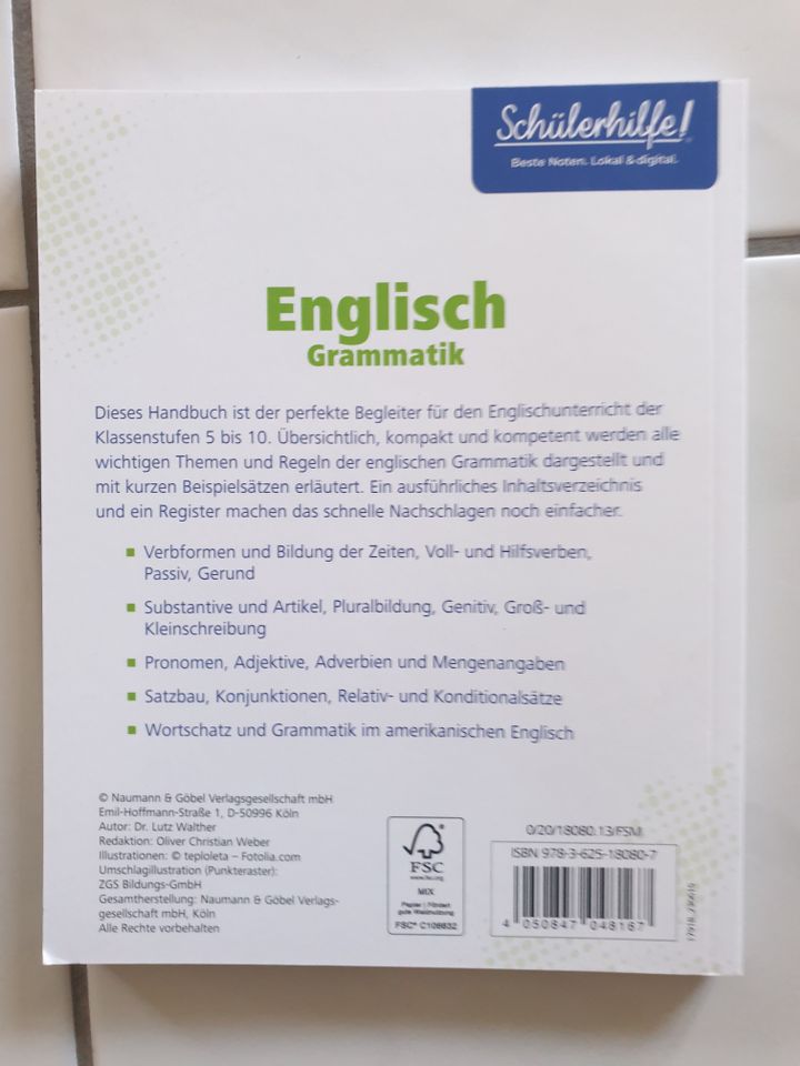 Englisch Grammatik in Gönnheim