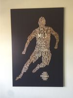 große Leinwand Fußball NEU personalisiert Name Milo Brandenburg - Neuenhagen Vorschau