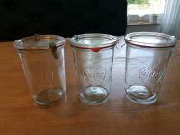 WECK Gläser, Sturzglas 850 ml, mit Deckel, Gummi und 2 Klammern Niedersachsen - Uelsen Vorschau