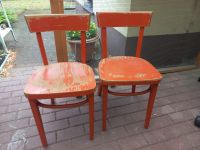 2 x IKEA Bistro Stuhl Vintage Holz Orange Leipzig - Leipzig, Südvorstadt Vorschau