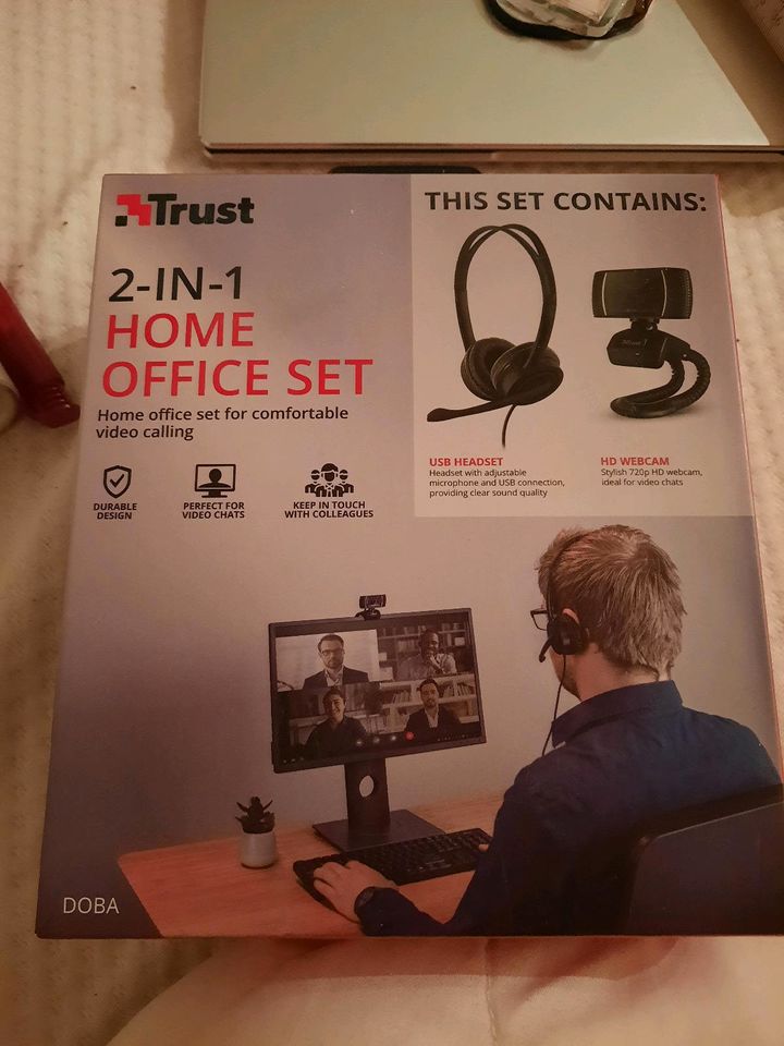 Trust Doba 2-in-1 Home Office Set - HD Webcam + USB-Headset für V in Bayern  - Zusmarshausen | Weiteres PC Zubehör gebraucht kaufen | eBay Kleinanzeigen  ist jetzt Kleinanzeigen