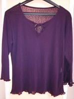 Madeleine leicht Transparentes Shirt 42/44 Lila Niedersachsen - Munster Vorschau