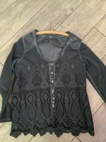 Tredy Jacke / Top/ Tunika Größe 42 - Anthrazit Niedersachsen - Zeven Vorschau