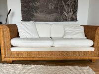 Rattansofa Rattancouch weiß Cord Sofa Couch aus Rattan Nürnberg (Mittelfr) - Mitte Vorschau