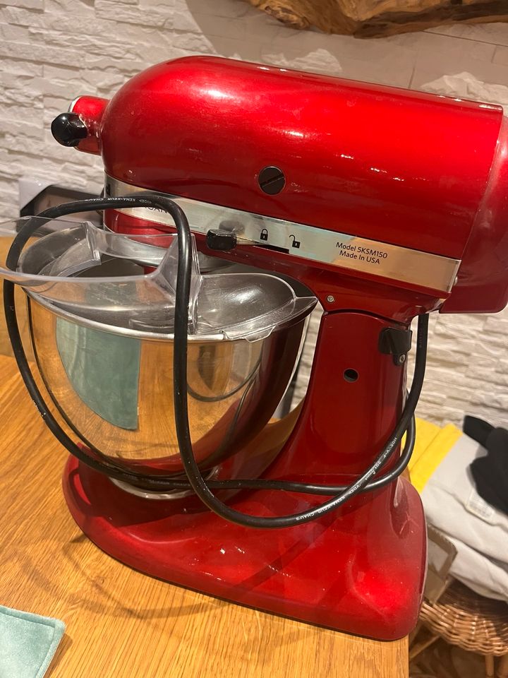 Kitchenaid artisan küchenmaschiene rot in Lauenau