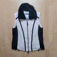 Weste von Biba Gr. 38, Gr.M Schwarz Weiss Jacke mit Fellkragen Sachsen - Rochlitz Vorschau