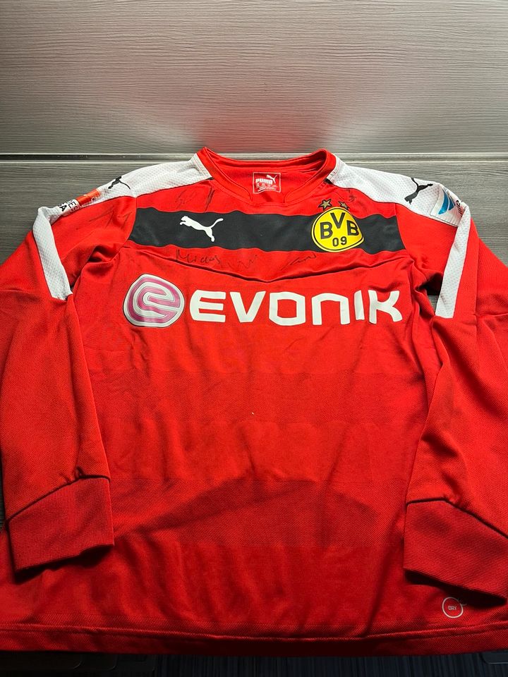 Original BVB Torwart Trikot Set gr. 164 mit Autogrammen in Herne