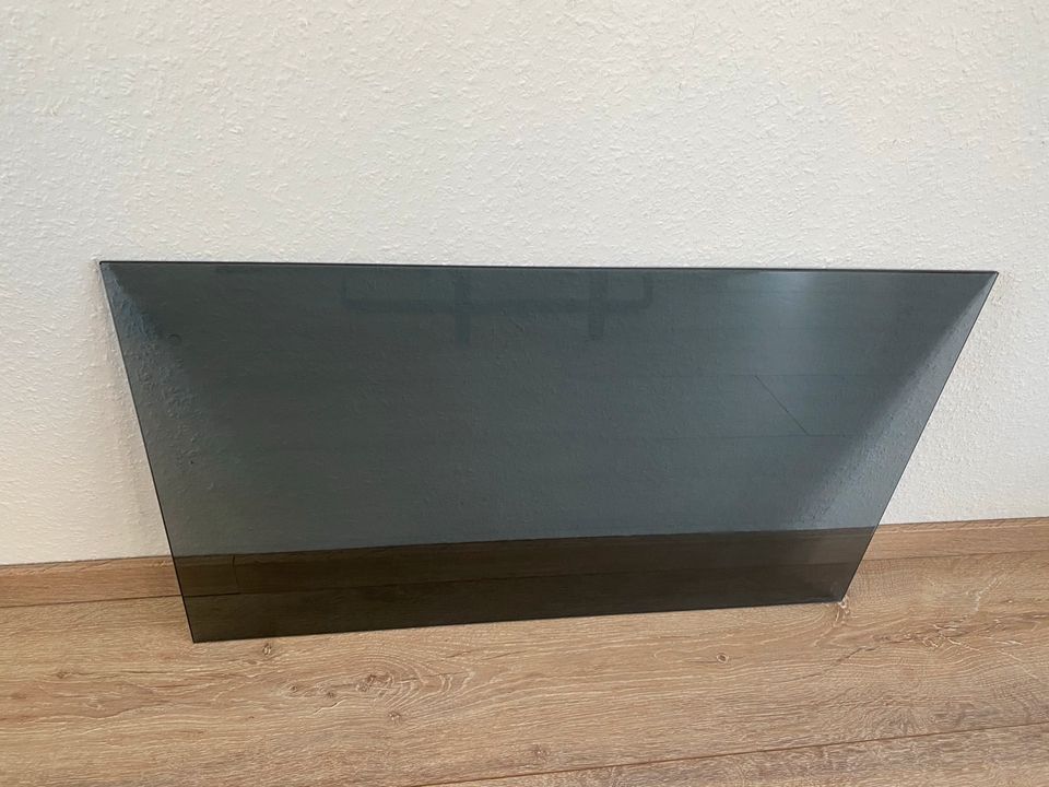 Glasplatte für Ikea Malm Kommode 80x48cm schwarz in Kreuztal