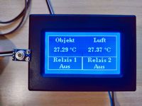 Panel kontaktlose IR Doppelthermostat -40 bis +125°C 2 Relays Bayern - Rosenheim Vorschau