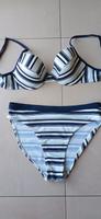 Bikini blau/weiß gestreift Bayern - Elsenfeld Vorschau