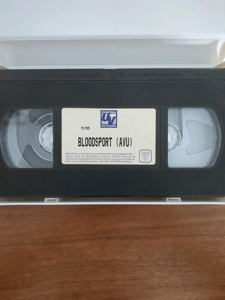 VHS Bloodsport Film 1996 in Hamburg