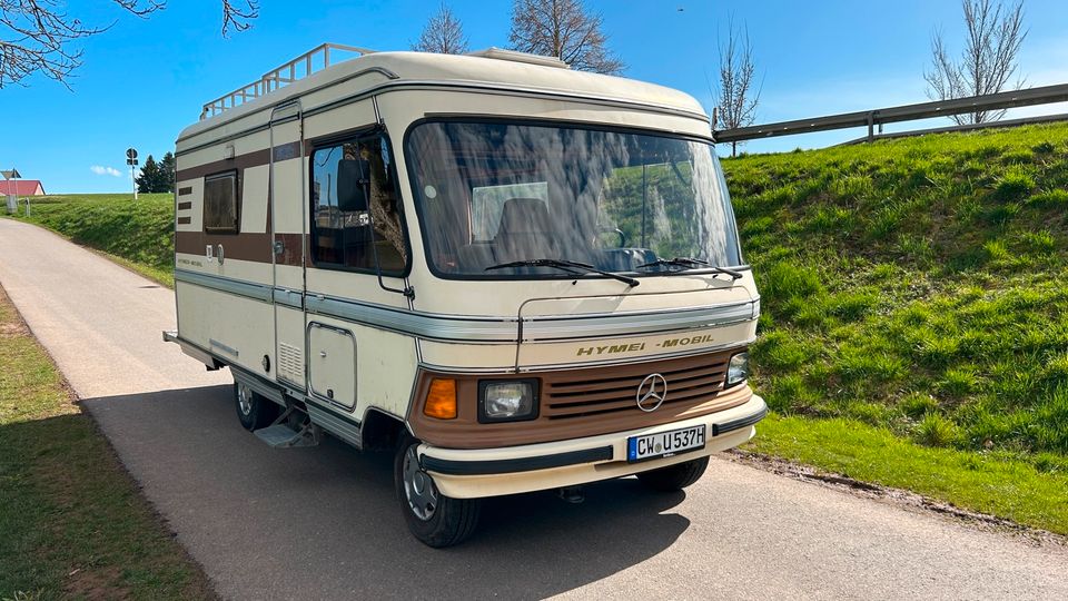 Hymer S Mercedes Benz 307D Oldtimer Wohnmobil Bj. 1982 in Altensteig