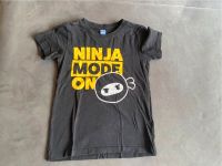 dopodopo boys Kinder / Jungen Ninja T-Shirt Größe 116 Schwarz Hessen - Bad Schwalbach Vorschau