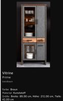 Vitrine "Prime" 89x212x42 sehr edel aus Retoure Normalpreis 299 € Brandenburg - Großbeeren Vorschau