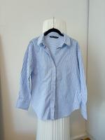 ZARA Hemd Bluse Damen Blau Weiß Berlin - Wilmersdorf Vorschau