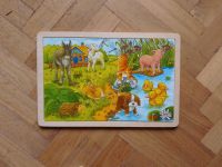 Goki Holzpuzzle 24 Teile, Tiere Natur Hund Katze Östliche Vorstadt - Peterswerder Vorschau