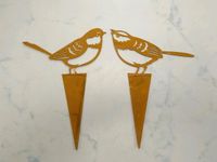 Vogel zum Stecken, Vogel-Silhouette, Rost, Rostdeko, 3€ Brandenburg - Meyenburg Vorschau