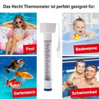 Weiss Thermometer Pool Badewanne Schwimmbad Teich Nordrhein-Westfalen - Ostbevern Vorschau