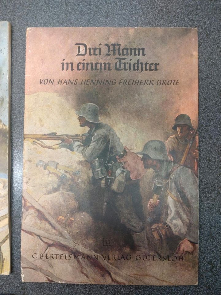 Militaria WW1 & WW2 Deutschland 3. Reich Bücher Dachbodenfund in Quedlinburg