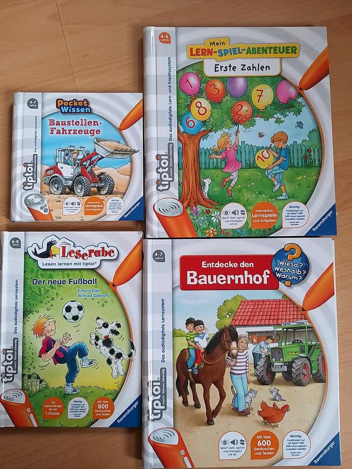 tiptoi 3 Spiele 4 Bücher 2 Tiere 1 Stift ab 4€ in Brüggen