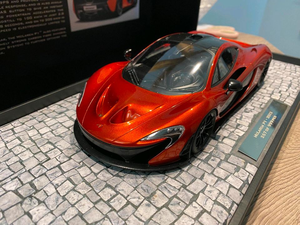 Minichamps First Class Mc Laren P1 1:18 Ovp Modellauto in Zwinge