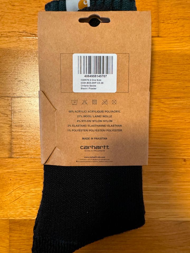 Carhartt WIP Ontario French Terry Socken, schwarz in Leipzig