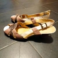 5th Avenue Sandale Schuh 41 braun beige creme Riemchen Baden-Württemberg - Nürtingen Vorschau