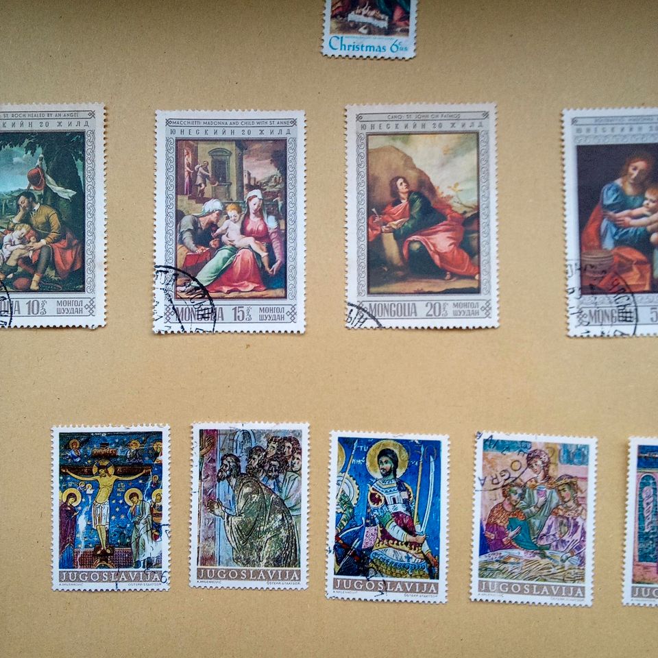 Briefmarken Satz Sammlung Kirche Jesus Glauben in Saarbrücken