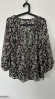 Zara Bluse schwarz transparent Paisley grün bunt Gr. 36/S Niedersachsen - Osnabrück Vorschau