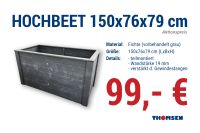 Hochbeet grau 150x76x79 cm | AKTIONSPREIS Schleswig-Holstein - Wilster Vorschau