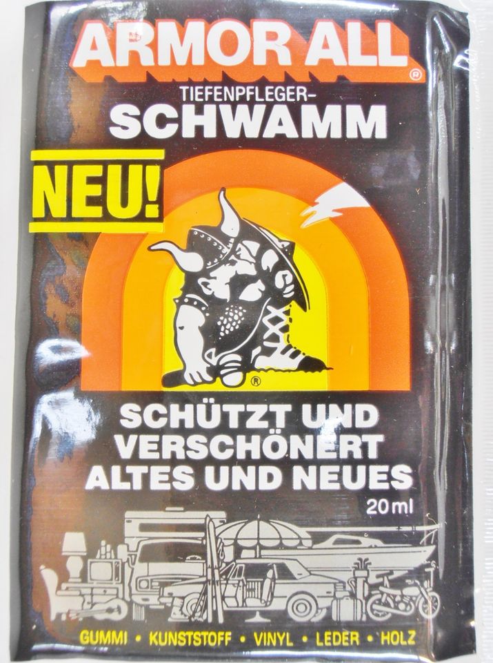 100x ARMOR ALL Tiefenpflege-Schwamm 8x12x0,7 cm Gummi-+Kunststoff in Ansbach