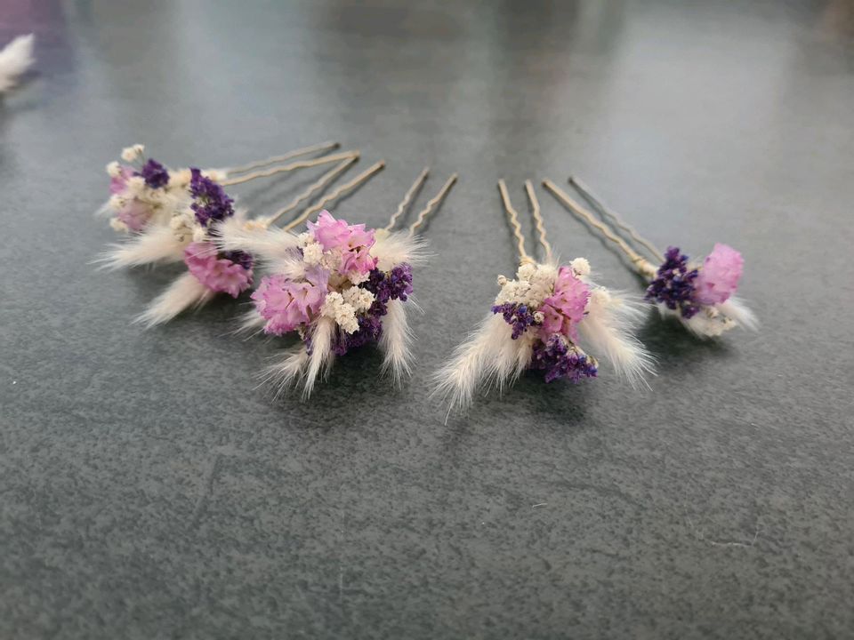 Brautschmuck Haarschmuck Haarnadeln Trockenblumen Hochzeit in Herzogenrath