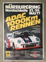 Poster 1000 km-Rennen Nürburgring 1977 Martini Porsche (Original) Rheinland-Pfalz - Obertiefenbach (Taunus) Vorschau