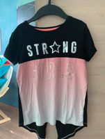 Mädchen Sportshirt Sport Tshirt Shirt schwarz pink h&m c&a Kreis Pinneberg - Barmstedt Vorschau