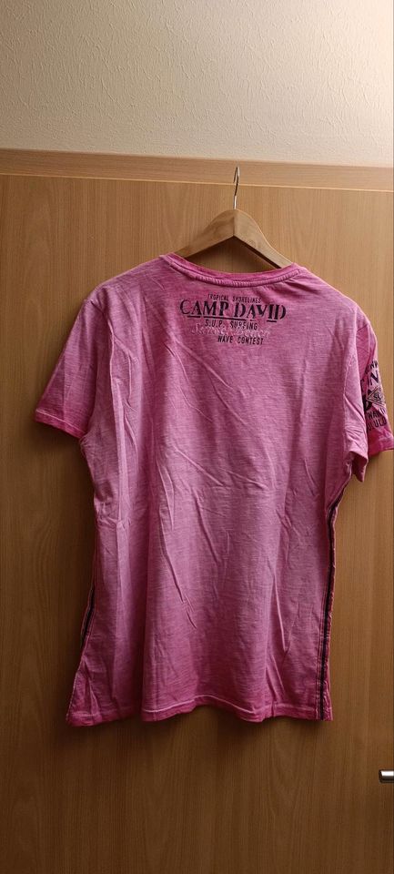 Camp David T-Shirt, Gr. L, pink in Euskirchen