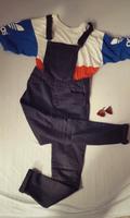Damen Retro Jeans  Overall Jeans Skinny Hose mit Trägern, Gr.34 Hessen - Marburg Vorschau