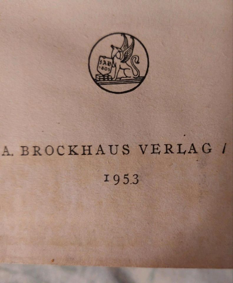 Buch BROCKHAUS ABC 1953 Natur Wissenschaft und Technik in Hamburg