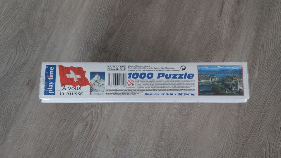 ein originalverpacktes Puzzle (Zürich) in Lübeck