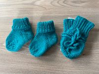 Gestrickte Baby-Handschuhe und passende Söckchen Niedersachsen - Bad Pyrmont Vorschau