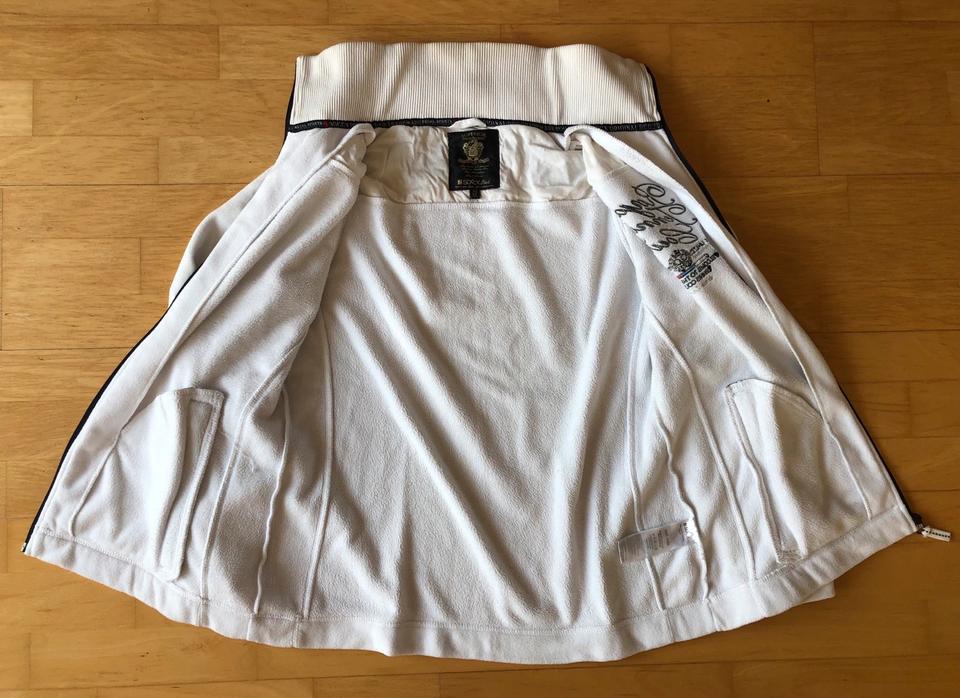 SOCCX Damenjacke Jacke Fleecejacke Tennis Maritim Weiß XL in Schwentinental