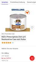 Hills urgent care chicken Hundefutter Nordrhein-Westfalen - Wesel Vorschau