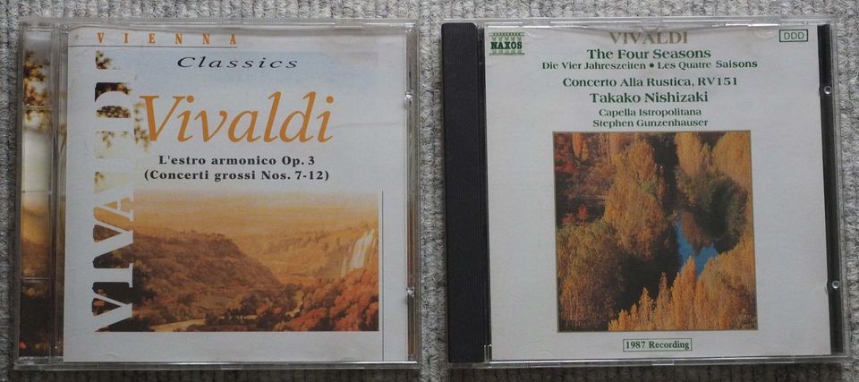 CD – Vivaldi: The four seasons + Concerto grossi 7-12 ( 2 CDs ) in Burgthann 
